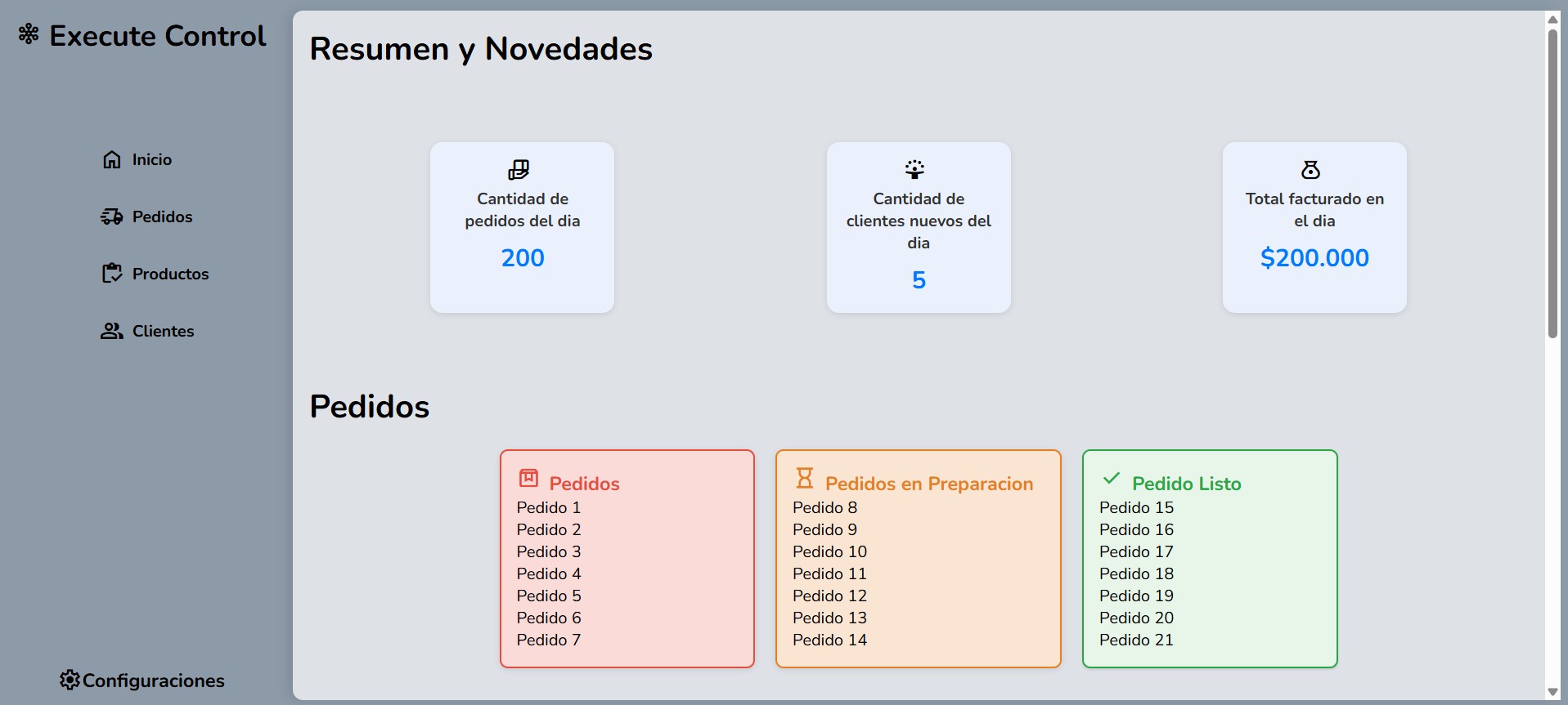 Sistema de Stock en desarrollo